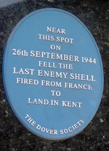 2. Last Enemy Shell to Land in Kent Sept 1944