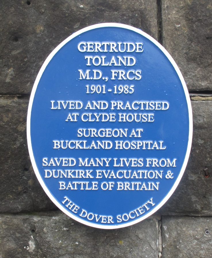 Dr Gertrude Toland Plaque Clyde House Five Ways